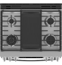 P2S930YPFS GE Profile 30 Inch Dual Fuel Slide In Smart Range - Stainless Steel-4
