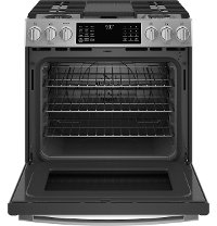 P2S930YPFS GE Profile 30 Inch Dual Fuel Slide In Smart Range - Stainless Steel-7