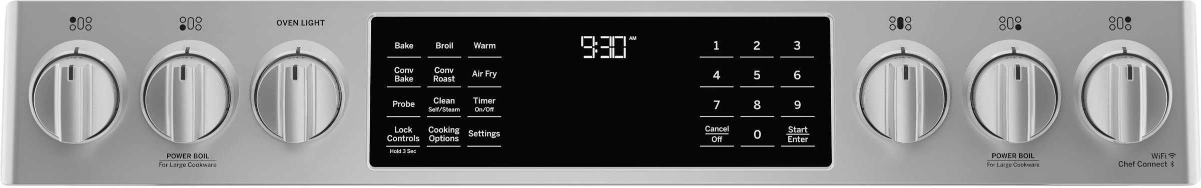 P2S930YPFS GE Profile 30 Inch Dual Fuel Slide In Smart Range - Stainless Steel-8