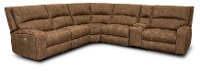 Kahlua Brown 6 Piece Power Reclining Sectional - Star-3
