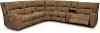 Star Brown 6 Piece Power Reclining Sectional
