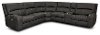 Slate Dark Gray 6 Piece Power Reclining Sectional - Star