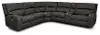Star Dark Gray 6 Piece Power Reclining Sectional