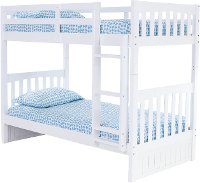 Classic White Twin-over-Twin Bunk Bed-2