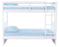 Classic White Twin-over-Twin Bunk Bed-3