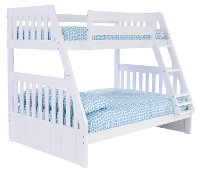Classic White Twin-over-Full Bunk Bed-4