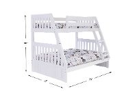 Classic White Twin-over-Full Bunk Bed-5