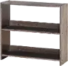 Farmhouse Brushed Brown Small Bookcase - Barn Door