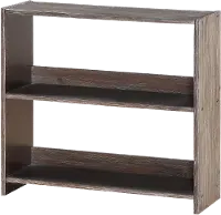 Farmhouse Brushed Brown Small Bookcase - Barn Door