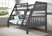 Classic Gray Twin over Full Bunk Bed - Mission