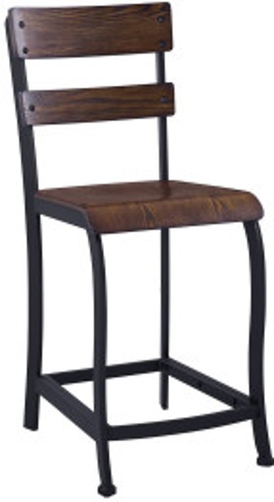 Wood and Metal Counter Height Stool - Attributes