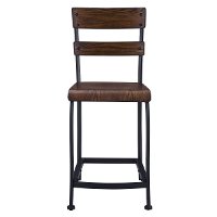Wood and Metal Counter Height Stool - Attributes-3