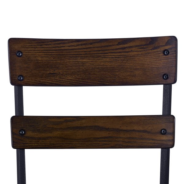 Wood and Metal Counter Height Stool - Attributes-4
