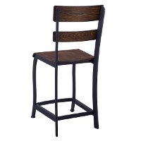 Wood and Metal Counter Height Stool - Attributes-5