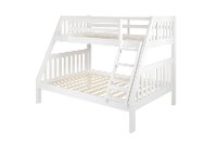 Classic White Twin over Full Bunk Bed - Mission-2