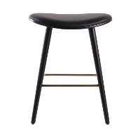 B26-SADL BKAUBK2 Mid Century 26 Inch Counter Height Stool (Set of 2) - Saddle-3