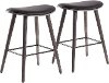 B26-SADL GYBKBK2 Mid Century 26 Inch Counter Height Stool (Set of 2) - Saddle