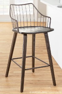 B26-WINSTN WLBN Wooden Brown Counter Stool - Winston-2