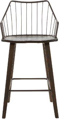 B26-WINSTN WLBN Wooden Brown Counter Stool - Winston-3
