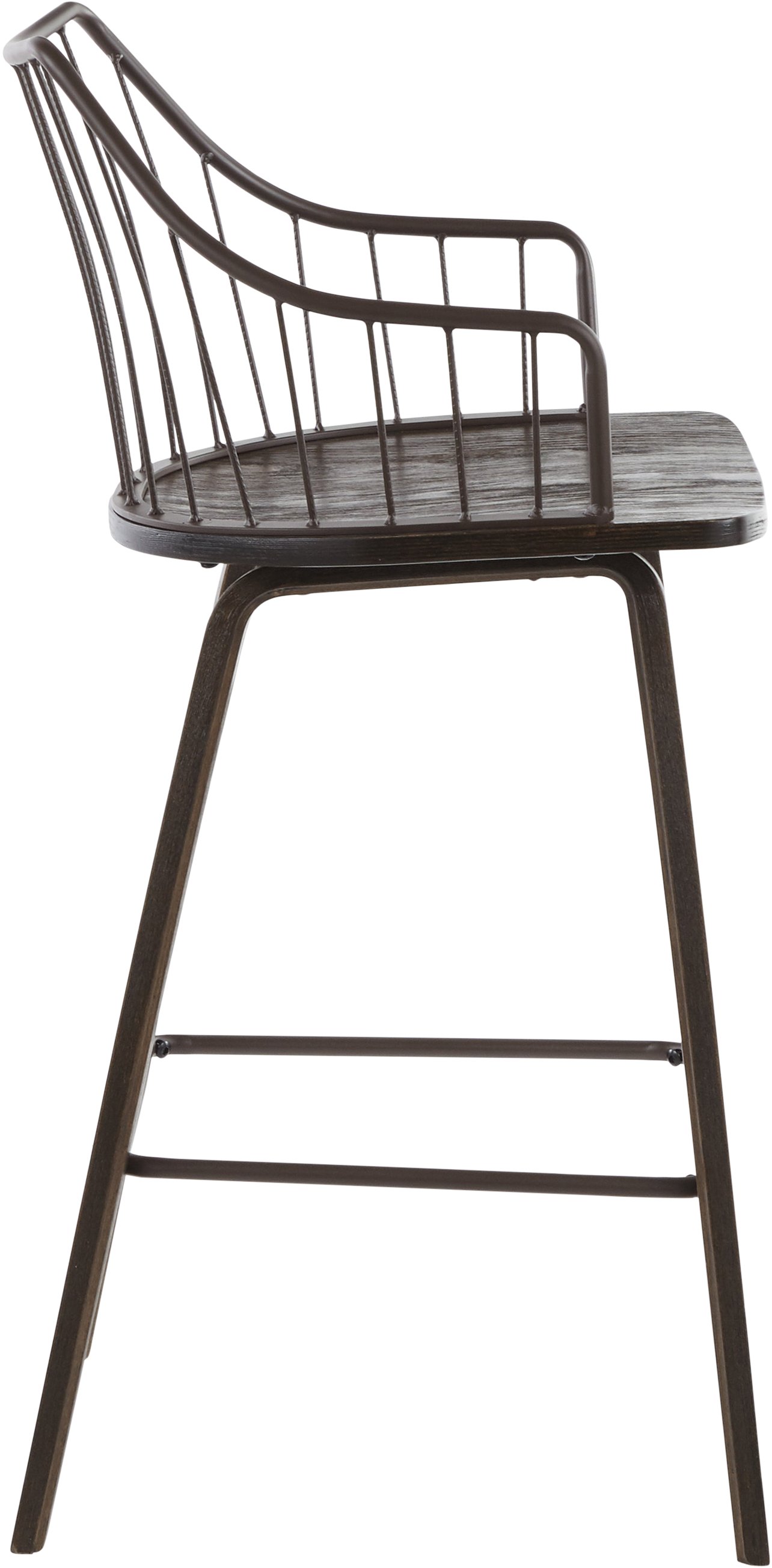 B26-WINSTN WLBN Wooden Brown Counter Stool - Winston-5