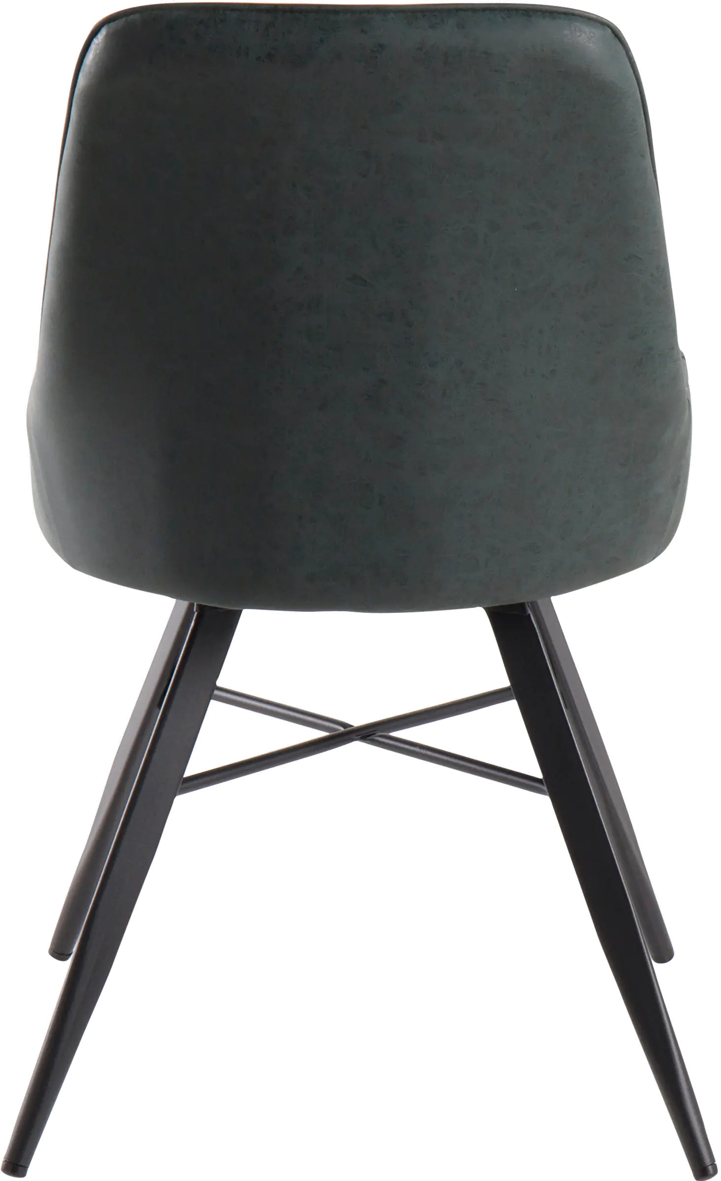 CH-CAVLER BKGN Contemporary Green Faux Leather Swiveling Chair - Cavalier-3