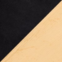B17-CHLOE AU+BK Black Velvet Vanity Stool-6