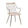CH-PRESTON ANCUWW White and Copper Farmhouse Chair