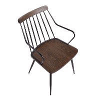 CH-PRESTON BKWL Dark Walnut Farmhouse Chair-5