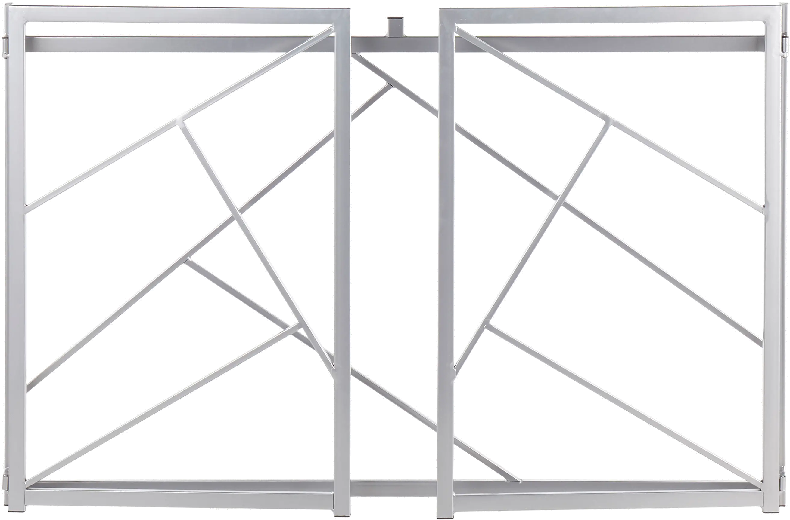 OFD-FOLIA SVBK Contemporary Silver and Black Office Desk - Folia-8