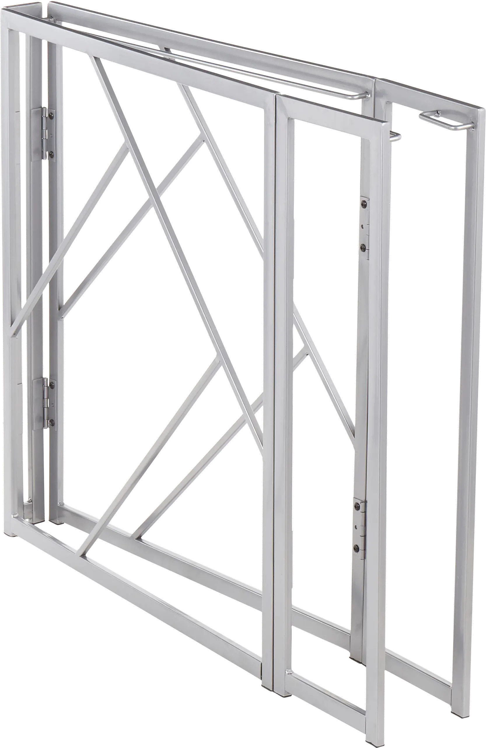 OFD-FOLIACNR SVBK Silver and Black Corner Desk - Folia-8