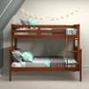 Espresso Brown Twin-over-Full Bunk Bed - Craftsman