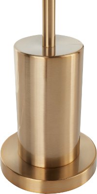 L-CANNESTB AUW Contemporary Gold Metal Table Lamp with White Shades - Cannes-6