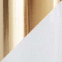 L-CANNESTB AUW Contemporary Gold Metal Table Lamp with White Shades - Cannes-7