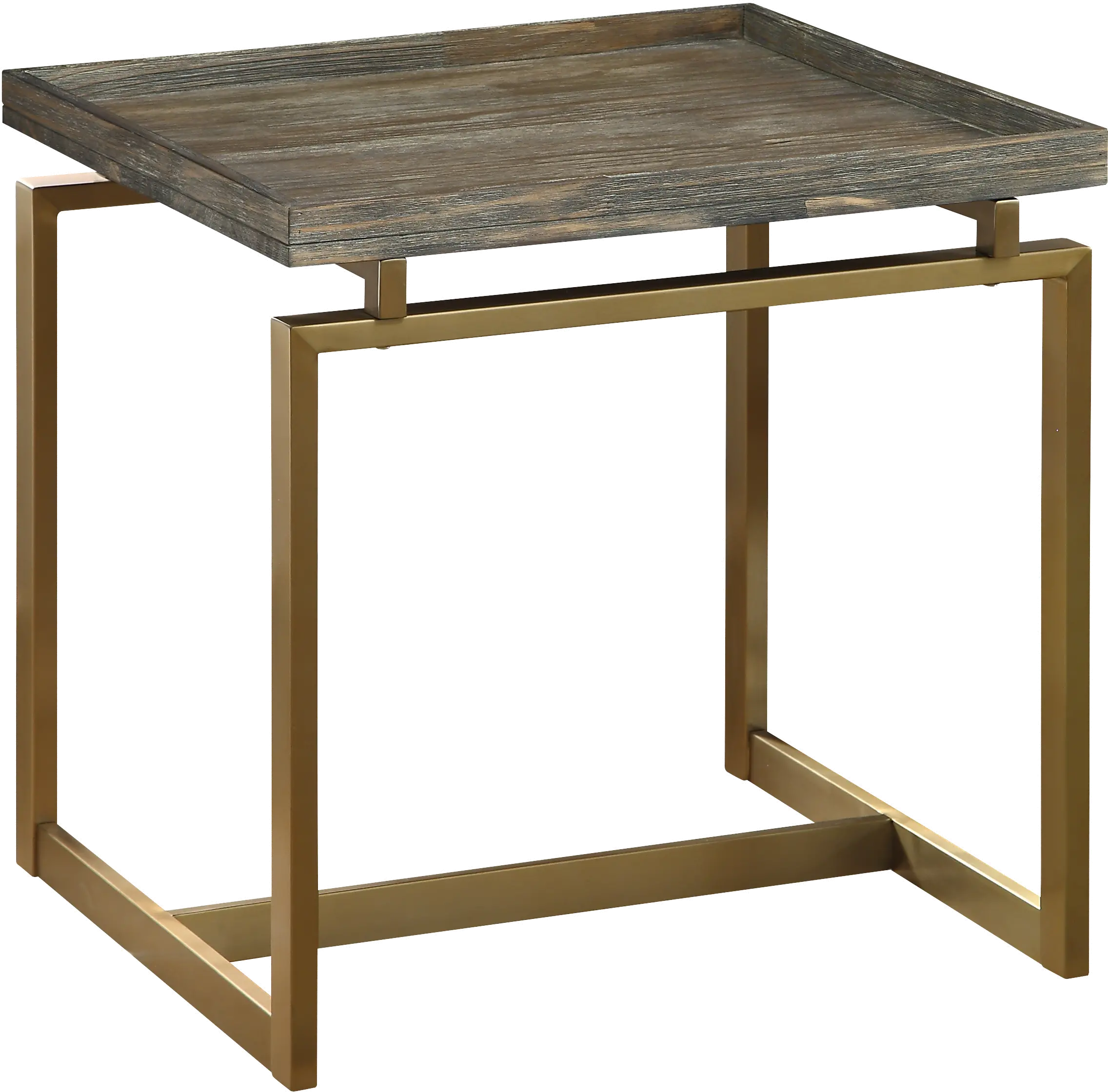 Biscayne Brown Cherry End Table-4