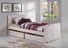 Rustic Sand Twin Storage Bed - Treehouse