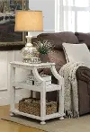 Lilith White Accent Table
