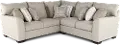 2PC/MDDLTN/CMNT/OP2 Middleton Beige 2 Piece Sectional