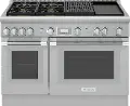 PRD484WCHU Thermador Dual Fuel Pro Harmony Smart Range with Double Oven - 48 Inch, Stainless Steel