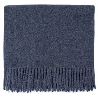 Denim Blue Throw Blanket - Edinburgh
