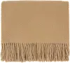 Sandlewood Tan Throw Blanket - Edinburgh
