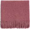 Cinnabar Pink Throw Blanket - Edinburgh