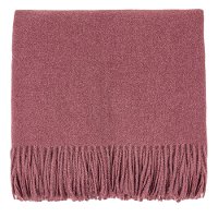Cinnabar Pink Throw Blanket - Edinburgh