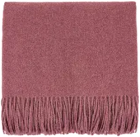 Cinnabar Pink Throw Blanket - Edinburgh