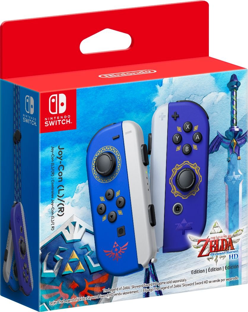 SWI HACAJAUAE Nintendo Joy-Con Zelda (L) (R) Wireless Controllers-3