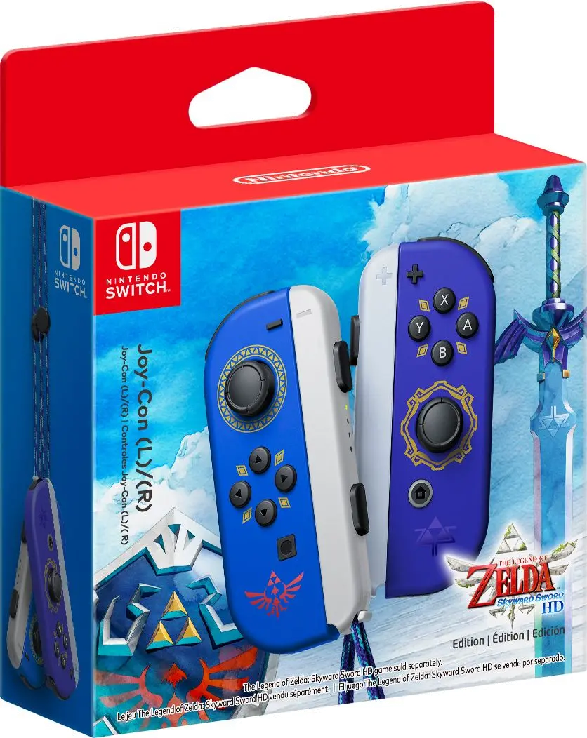 SWI HACAJAUAE Nintendo Joy-Con Zelda (L) (R) Wireless Controllers-3