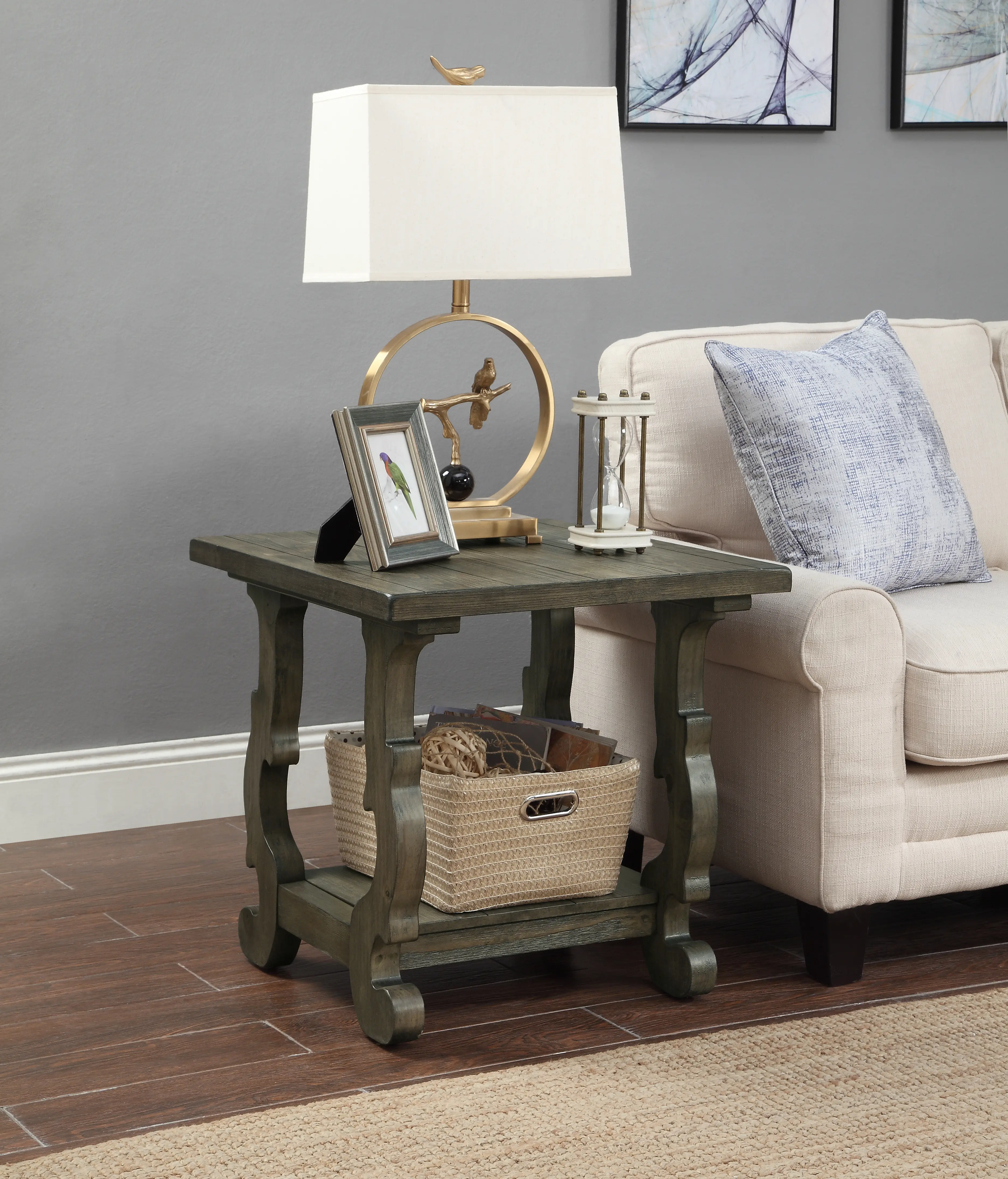 Orchard Park Brown End Table-1