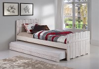 Rustic Sand Twin Trundle Bed - Treehouse-1