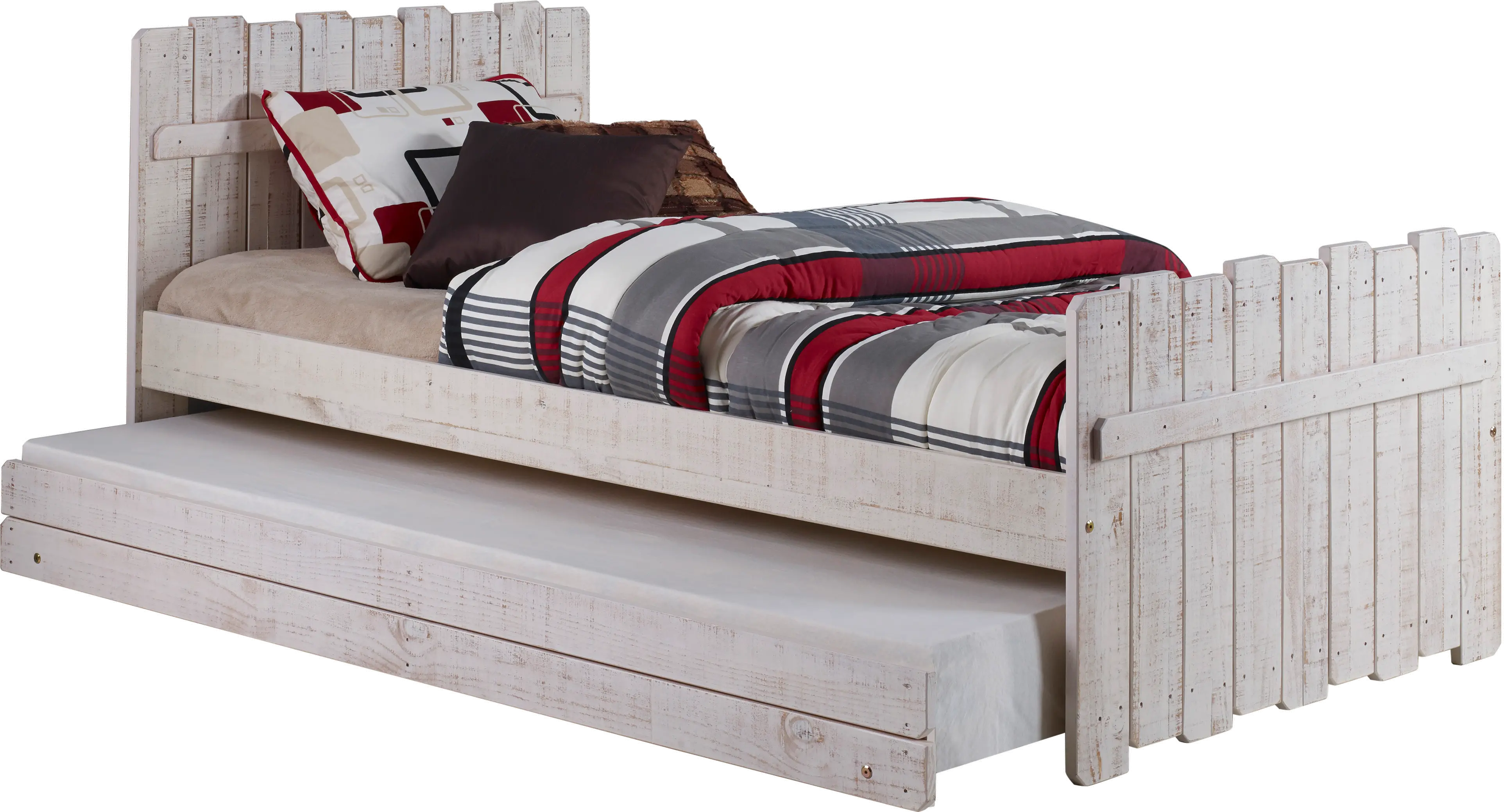 Rustic Sand Twin Trundle Bed - Treehouse-2
