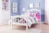 Classic White Twin Bed - Columbia
