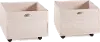 Contemporary Whitewash Toy Box, Set of 2 - Junior